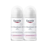 EUCERIN Deodorant Roll-on 24 h Doppelpack