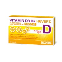 VITAMIN D3 K2 Hevert+Calcium u.Magnes.1000 IE Kps.