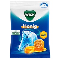WICK Honig Hustenbonbon mit Menthol