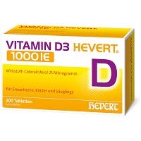 VITAMIN D3 HEVERT 1000 I.E. Tabletten