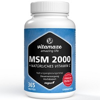MSM 2000+Vitamin C Acerola Extrakt Tabletten