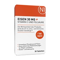 N1 Eisen 30 mg+Vitamin C und Folsäure Tabletten
