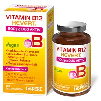 VITAMIN B12 HEVERT 500 µg Duo Aktiv Lutschtabl.
