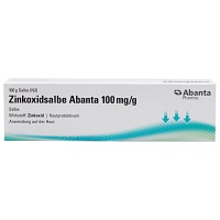 ZINKOXIDSALBE Abanta 100 mg/g - 50g