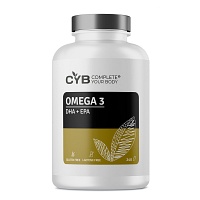 CYB Omega-3 240 mg DHA+360 mg EPA Kapseln