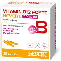 VITAMIN B12 FORTE Hevert 3000 µg Inj.-Lsg.Amp.