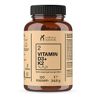 CELLCURA Naturals Vitamin D3+K2 MK7 Kapseln