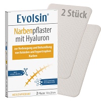 EVOLSIN Narbenpflaster mit Hyaluron 10x20 cm