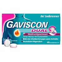 GAVISCON DUAL Waldfrucht 250mg/106,5mg/187,5mg KTA