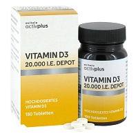 ACTIVPLUS Vitamin D3 20.000 I.E. Depot Tabletten