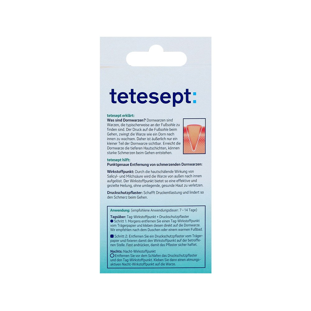 TETESEPT Dornwarzen-Pflaster intensiv
