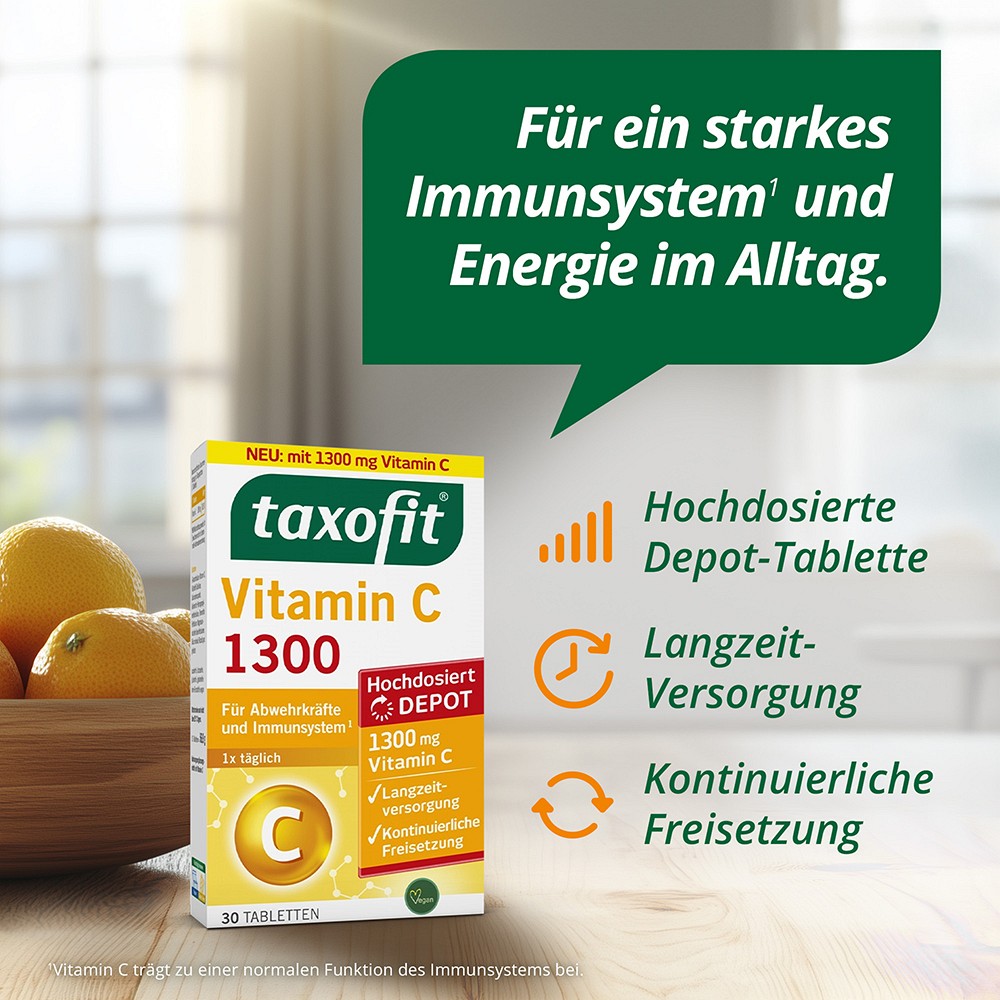 TAXOFIT Vitamin C 1300 Tabletten TAXOFIT Vitamin C 1300 Tabletten