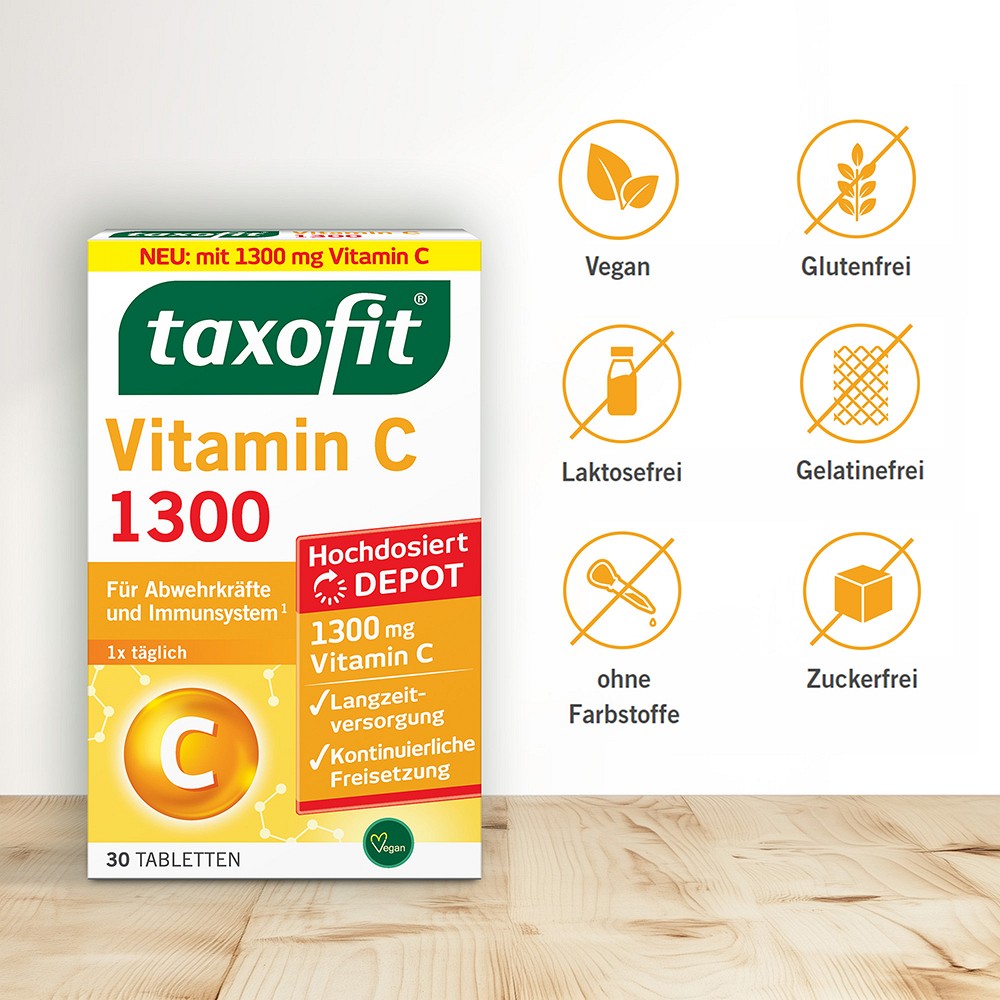 TAXOFIT Vitamin C 1300 Tabletten TAXOFIT Vitamin C 1300 Tabletten