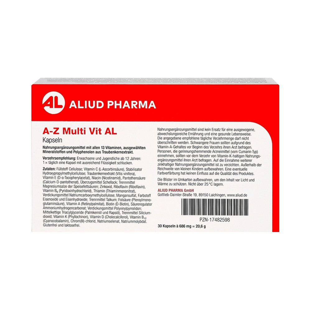 A-Z Multi Vit AL Kapseln
