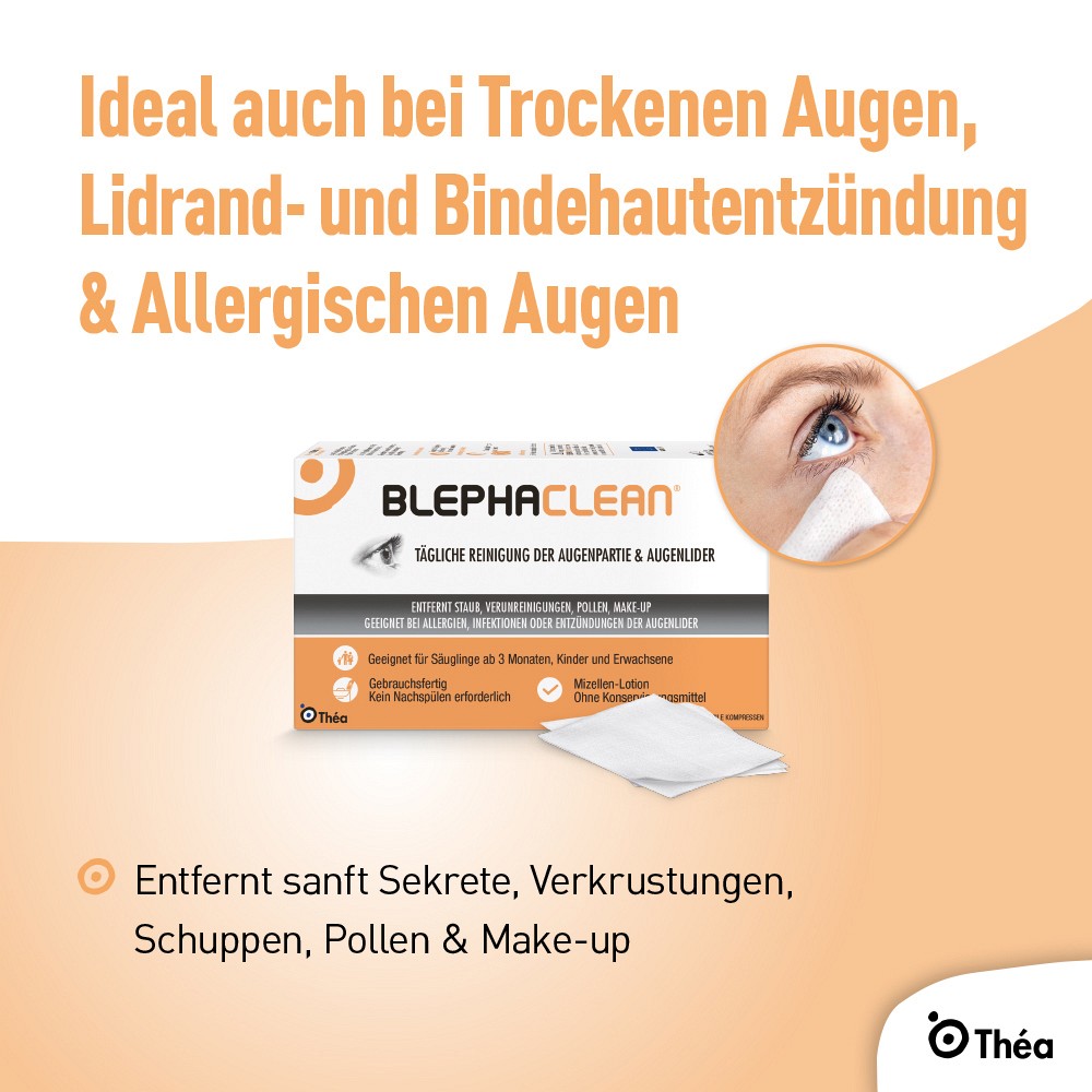 BLEPHACLEAN Kompressen sterile