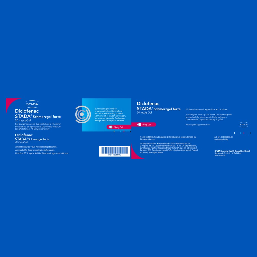 DICLOFENAC STADA Schmerzgel forte 20 mg/g