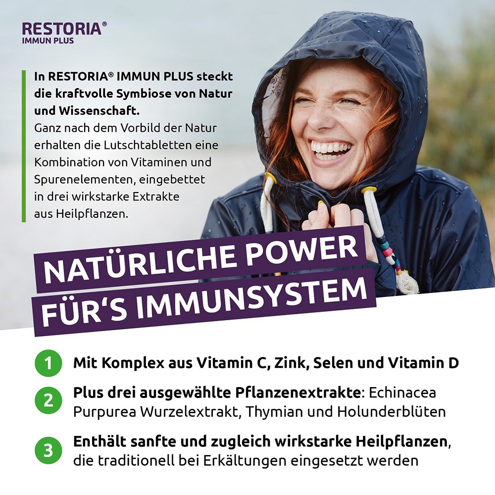 RESTORIA IMMUN PLUS Lutschtabletten RESTORIA IMMUN PLUS Lutschtabletten