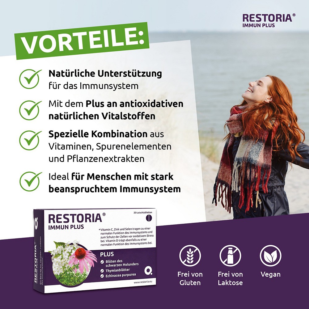 RESTORIA IMMUN PLUS Lutschtabletten RESTORIA IMMUN PLUS Lutschtabletten