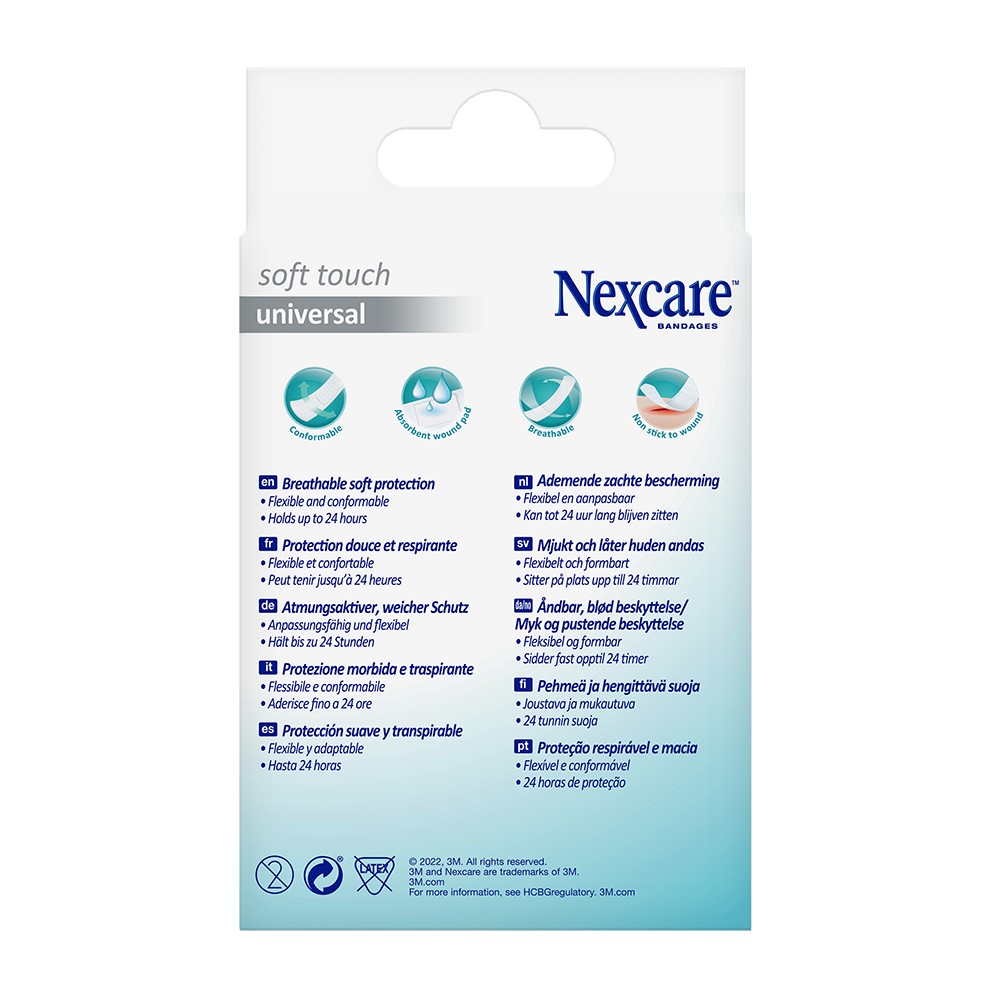 NEXCARE universal soft touch Pfl.Strips19x72 mm