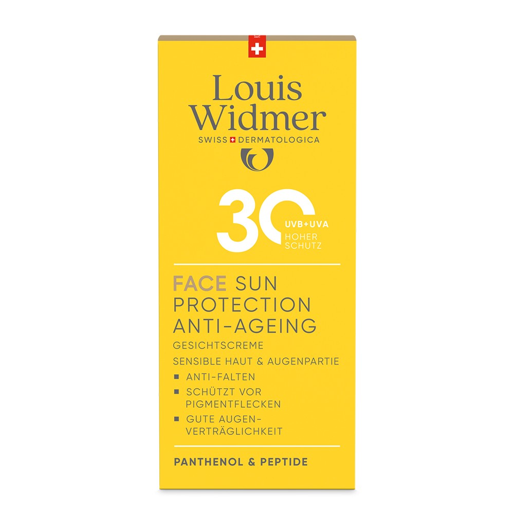 WIDMER Sun Face Sun Protection Anti-Age UV 30 l.P.