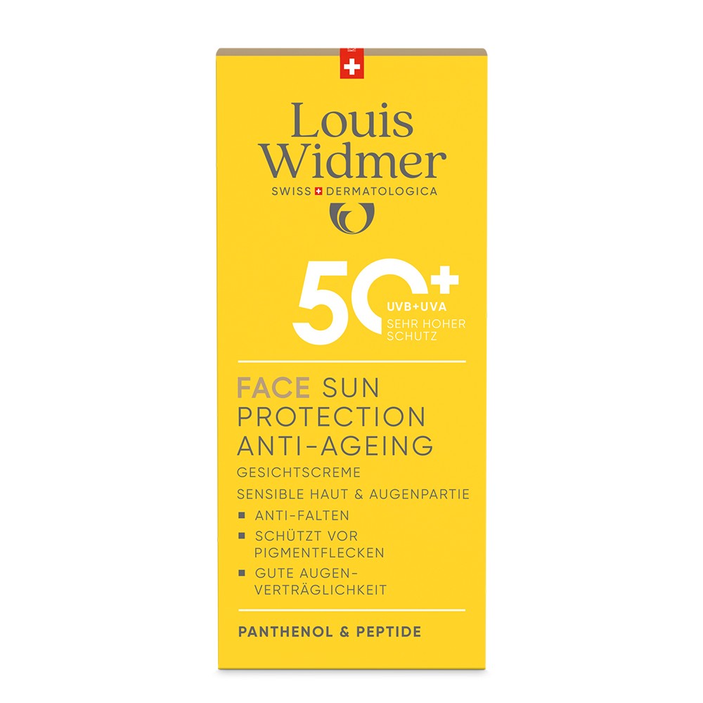 WIDMER Sun Face Sun Protection Anti-Age UV 50+ l.P