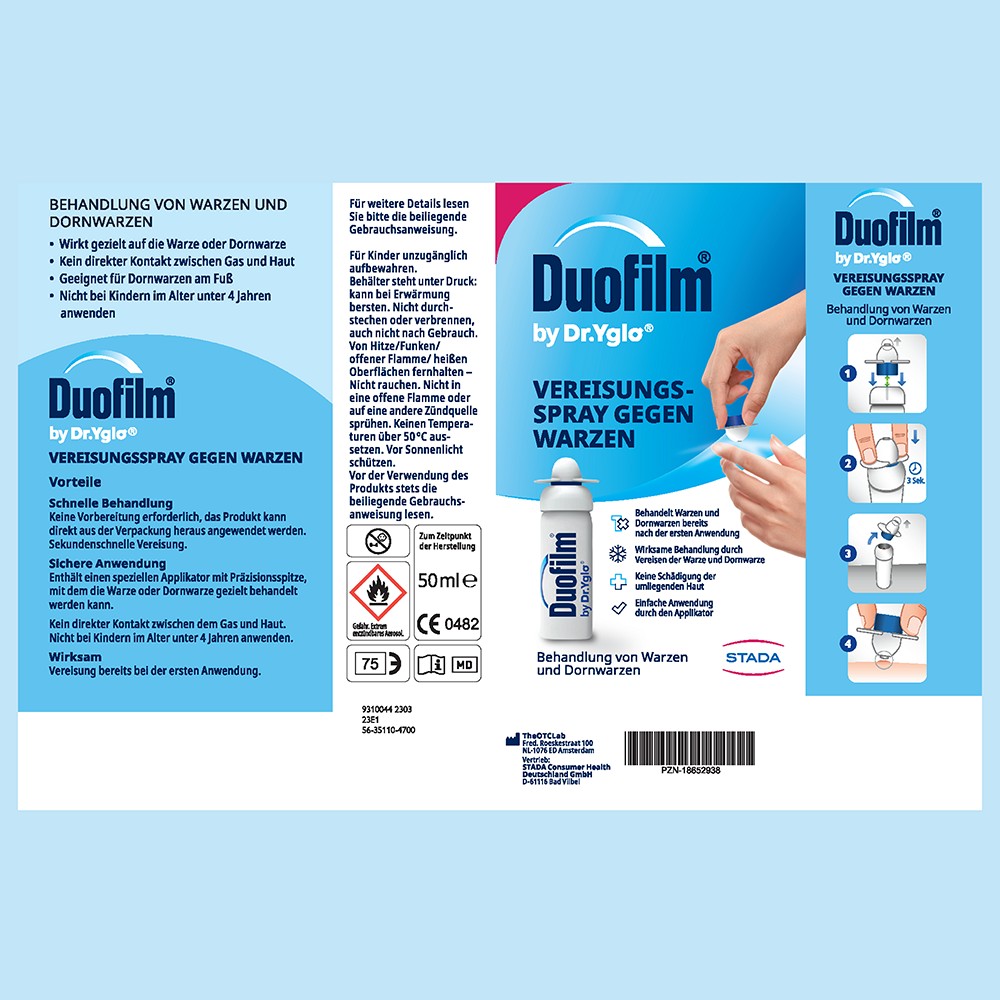 DUOFILM Vereisungsspray gegen Warzen