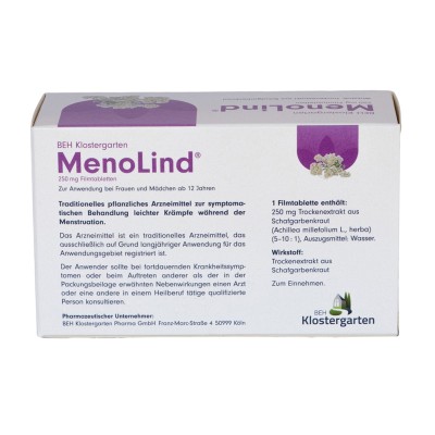 BEH Klostergarten MenoLind 250 mg Filmtabletten BEH Klostergarten MenoLind 250 mg Filmtabletten