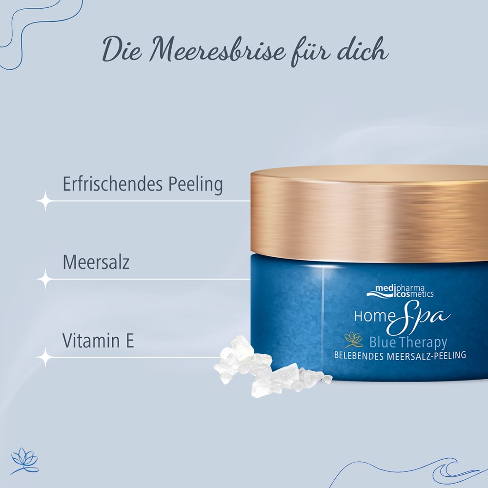 HOME SPA Blue Therapy Meersalz-Peeling