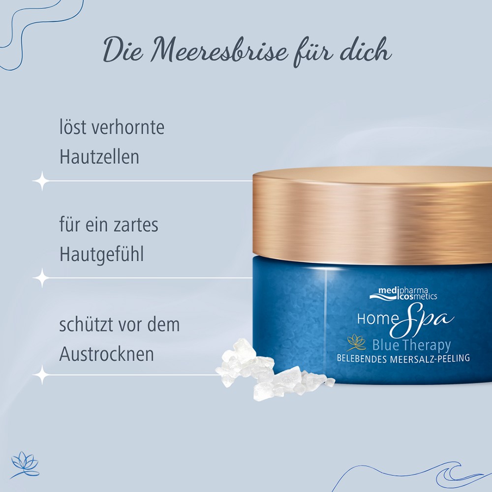 HOME SPA Blue Therapy Meersalz-Peeling