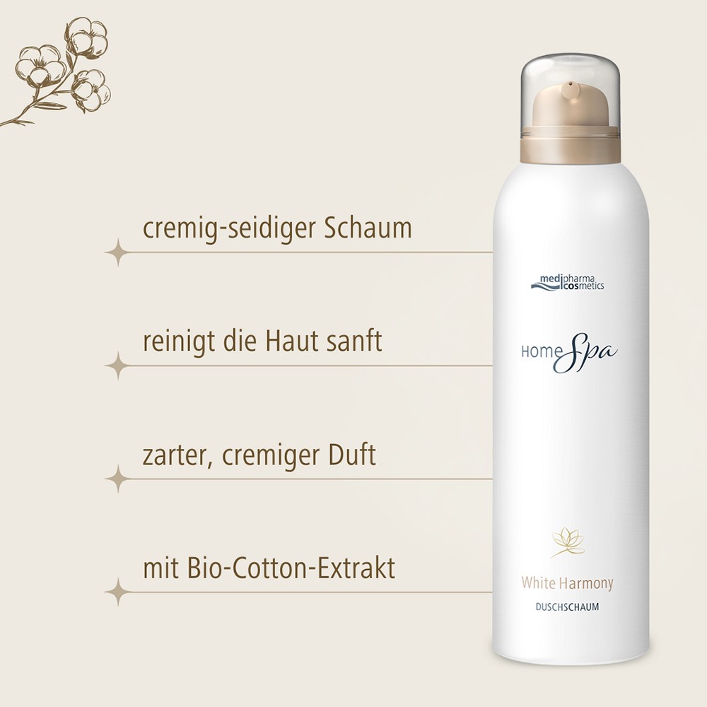 HOME SPA White Harmony Duschschaum