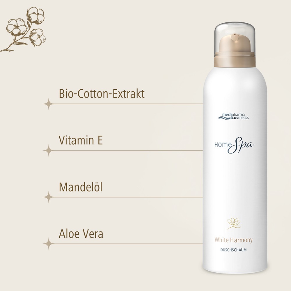 HOME SPA White Harmony Duschschaum