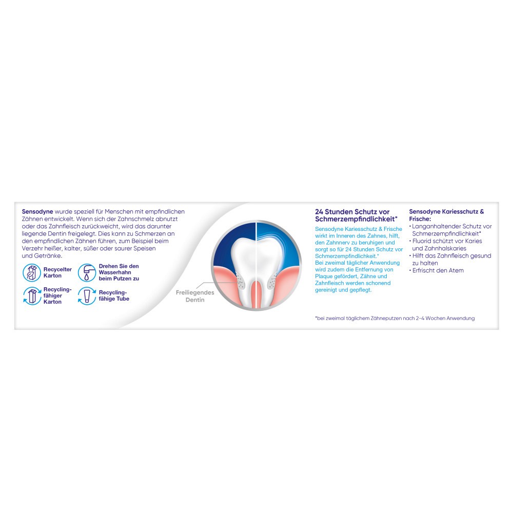 SENSODYNE MultiCare Kariesschutz & Frische Zahnpa. SENSODYNE MultiCare Kariesschutz & Frische Zahnpa.
