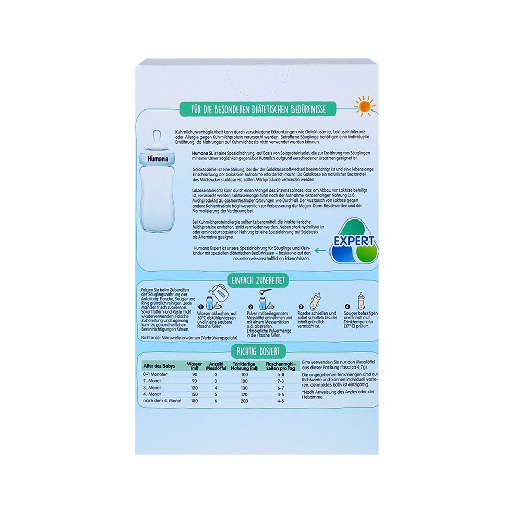 HUMANA SL Expert Spezialnahrung Pulver FS
