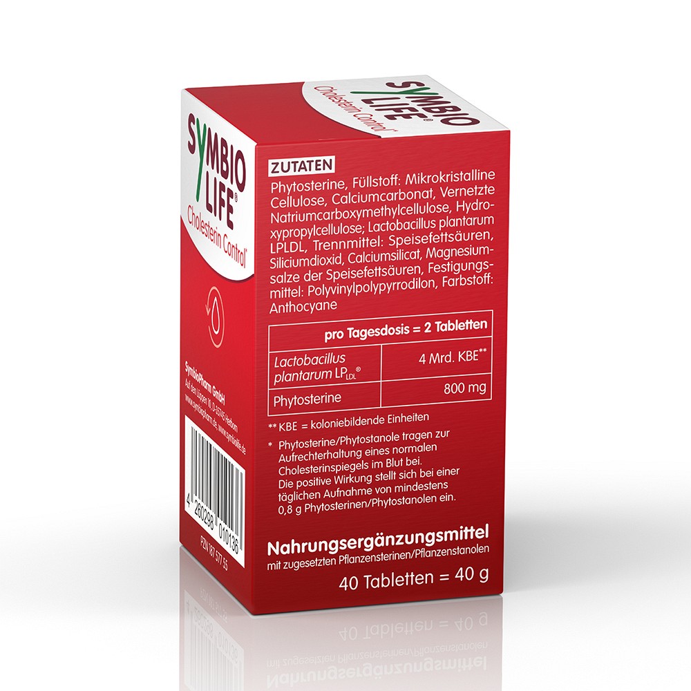 SYMBIOLIFE Cholesterin Control m.Phytosterinen Tab