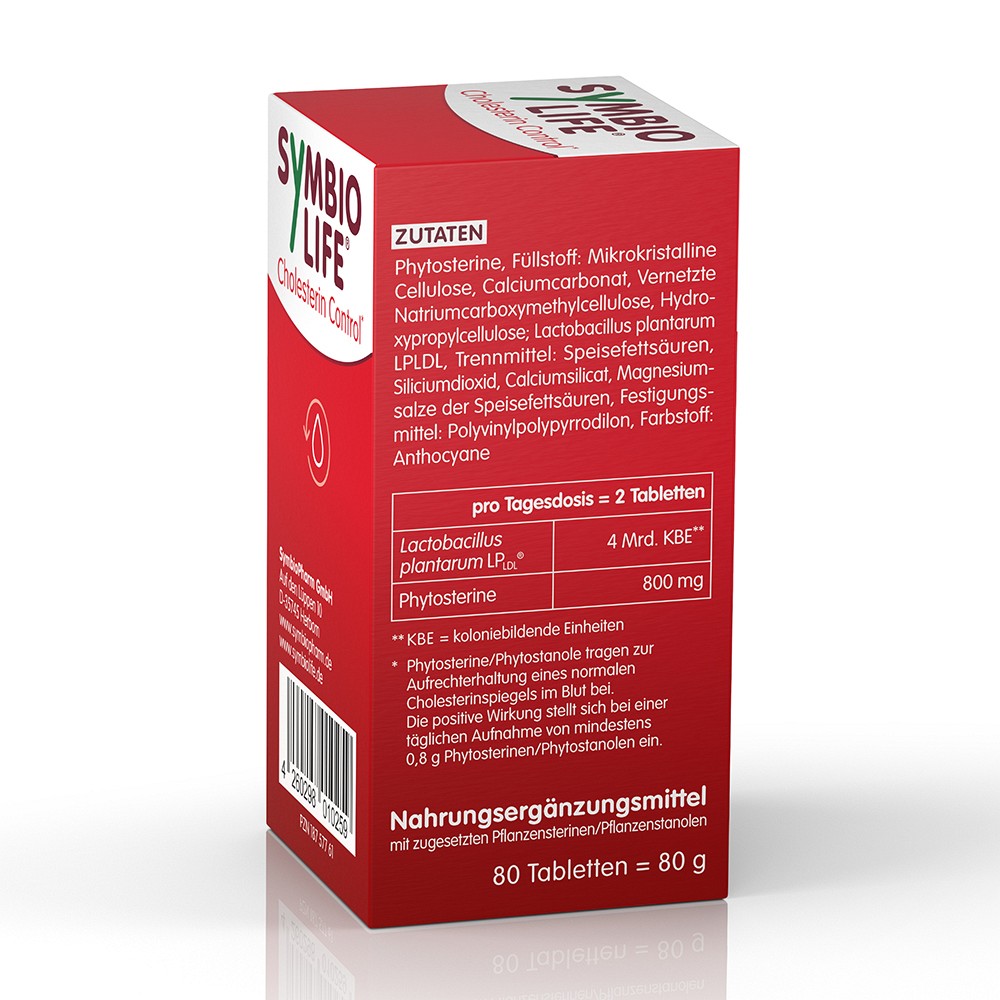 SYMBIOLIFE Cholesterin Control m.Phytosterinen Tab