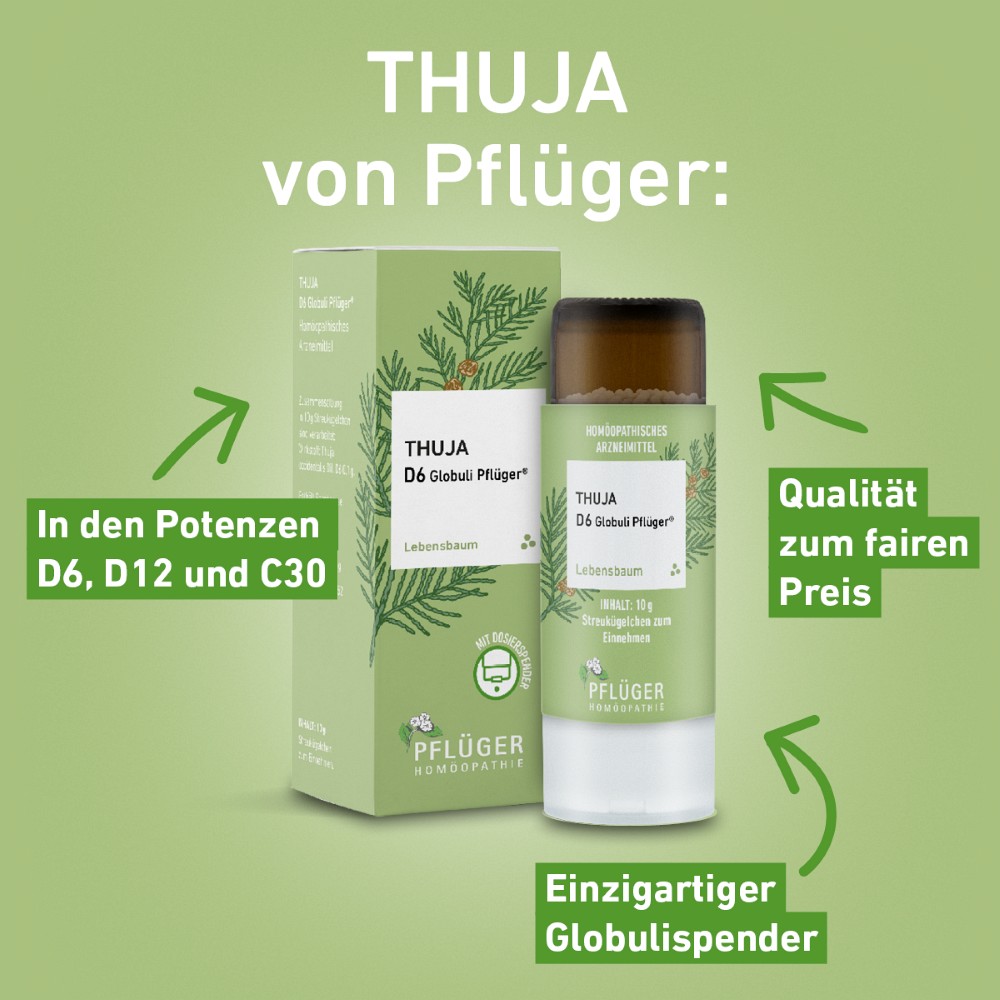 THUJA C 30 Globuli Pflüger Dosierspender