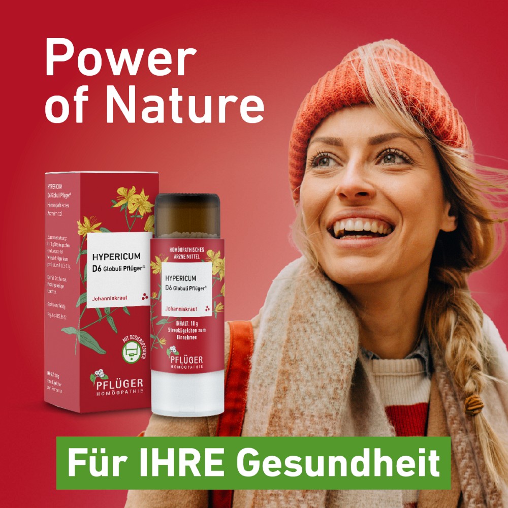 HYPERICUM D 6 Globuli Pflüger Dosierspender