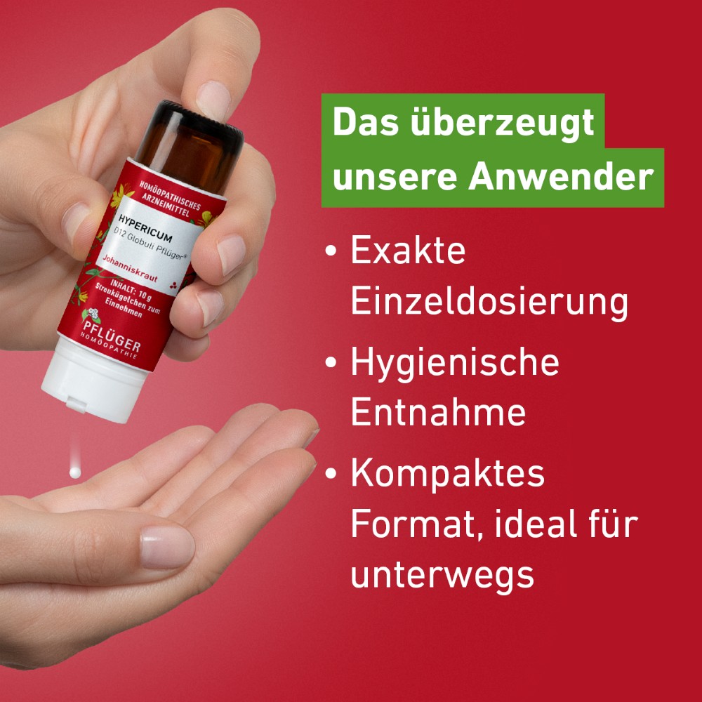HYPERICUM D 6 Globuli Pflüger Dosierspender
