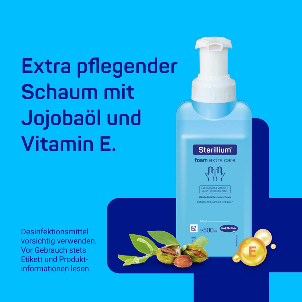 STERILLIUM foam extra care Händedesinfektion