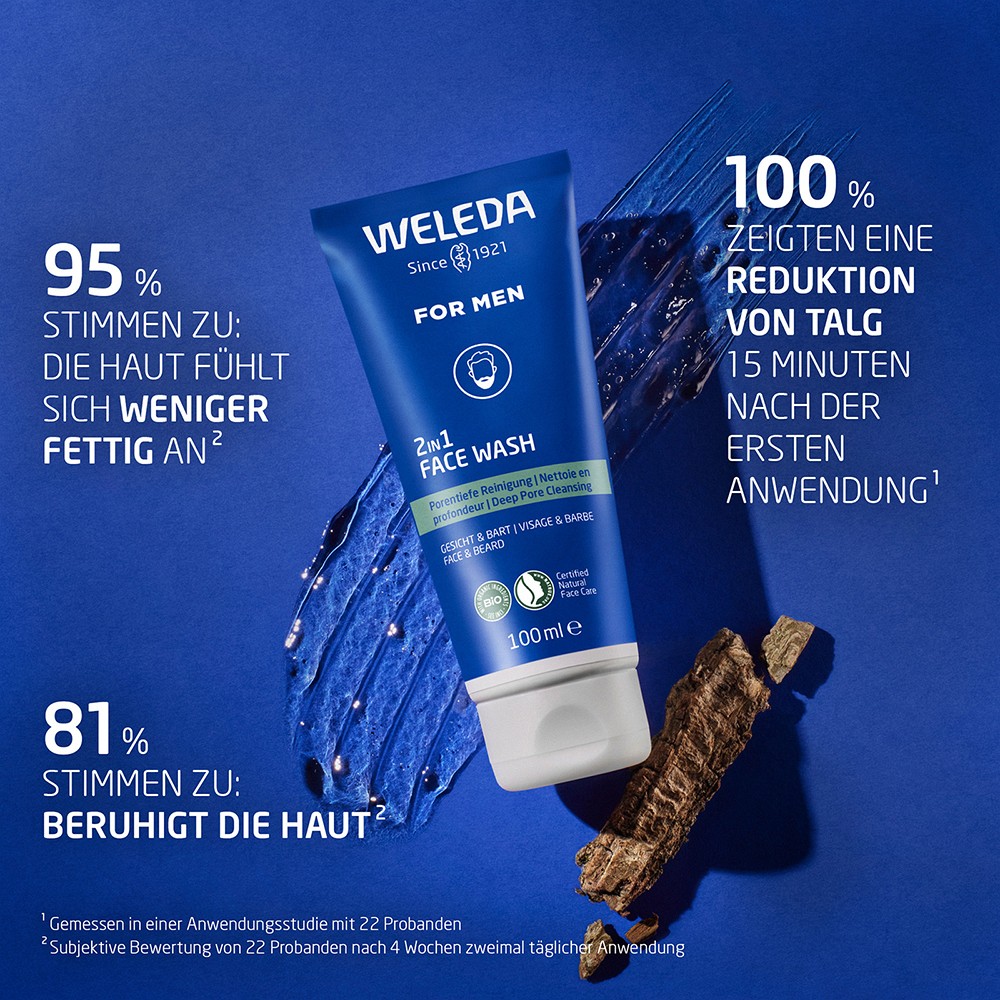 WELEDA For Men 2in1 Face Wash WELEDA For Men 2in1 Face Wash