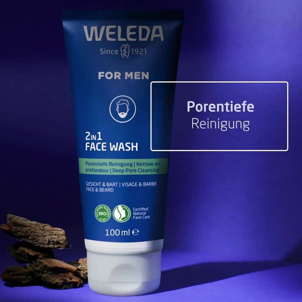 WELEDA For Men 2in1 Face Wash WELEDA For Men 2in1 Face Wash