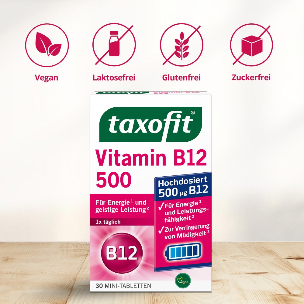 TAXOFIT Vitamin B12 500 Minitabletten