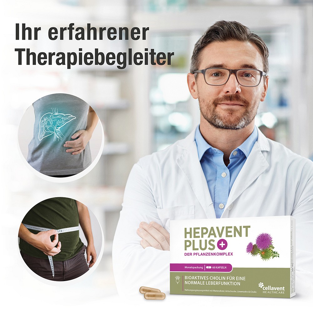 HEPAVENT Plus Leber Cholin Mariendis.Artisch.Kaps.