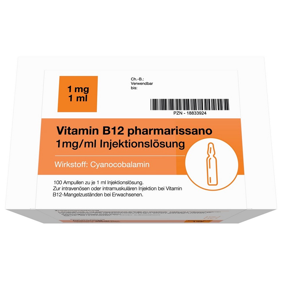 VITAMIN B12 PHARMARISSANO 1 mg/ml Inj.-Lsg.Amp.