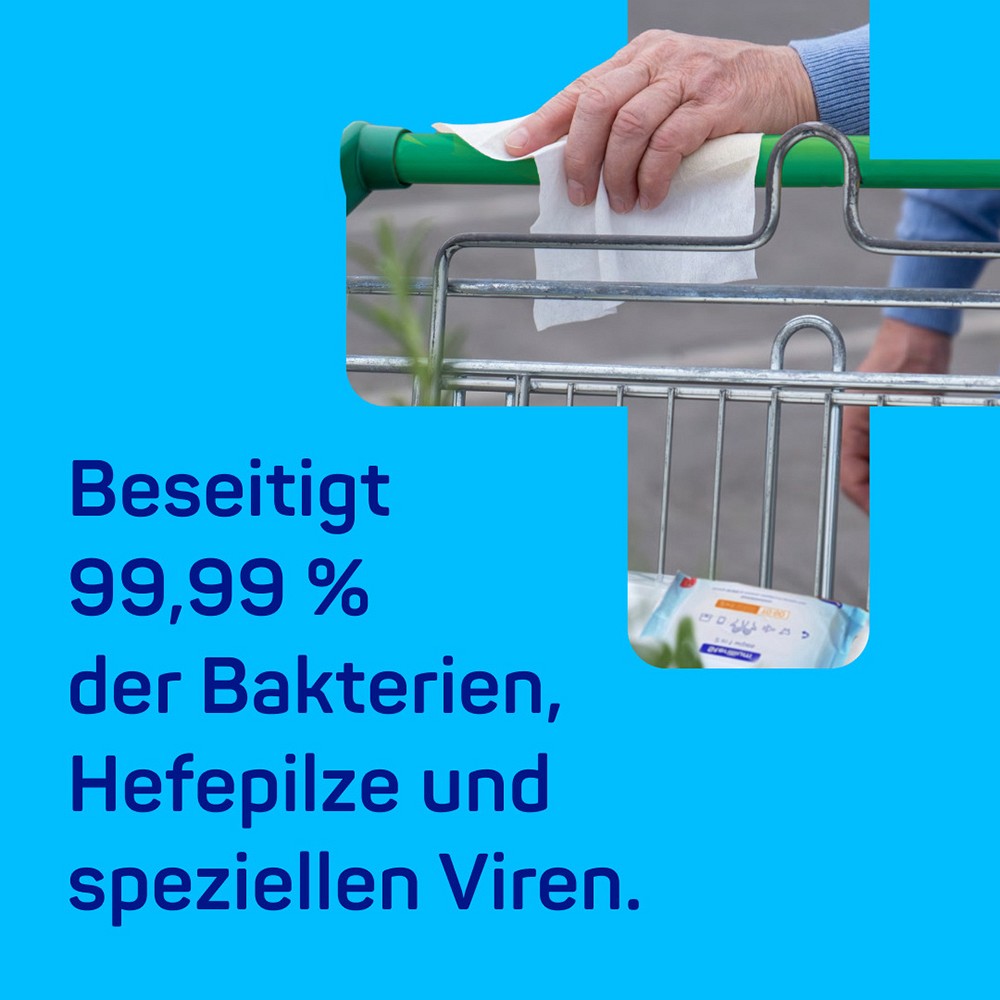 STERILLIUM 2in1 wipes Hand- u.Flächendesinfektion