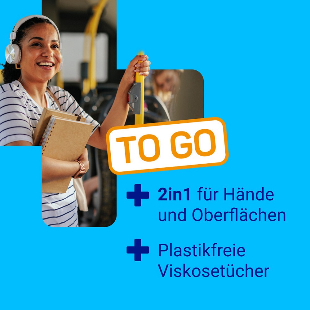 STERILLIUM 2in1 wipes Hand- u.Flächendesinfektion