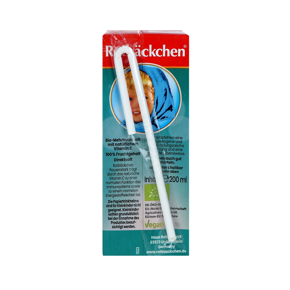 RABENHORST Rotbäckchen Kleine Pause Bio Saft Tetra