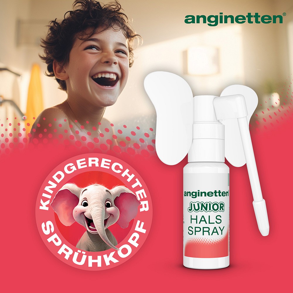 ANGINETTEN Halsspray Junior ab 3 Jahren
