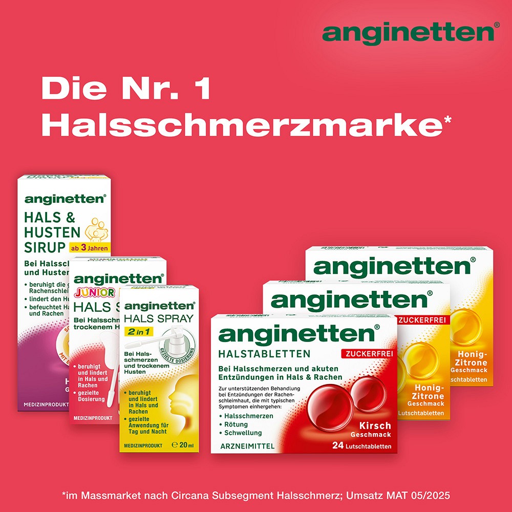 ANGINETTEN Halsspray Junior ab 3 Jahren