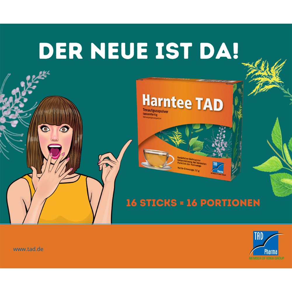 HARNTEE TAD Sticks Teeaufgusspulver